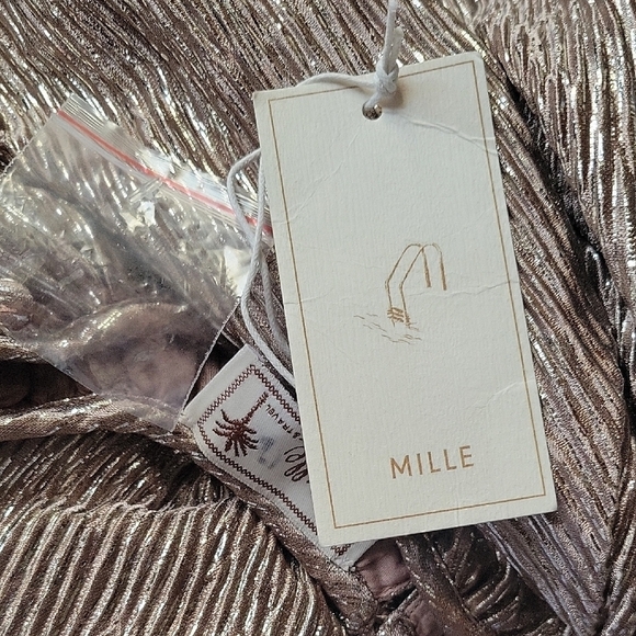 Mille Resort & Travel ,Karis Top Lux Metallic Gold Women's Top Size XXS-M - Picture 15 of 15